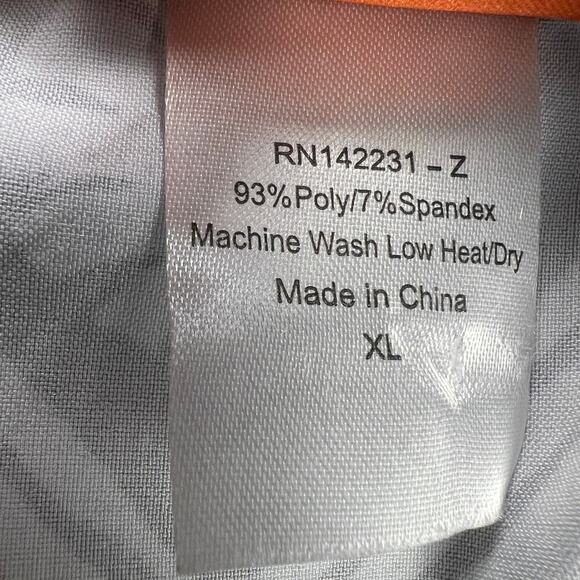 Ripskirt Hawaii Adjustable Wrap Skirt Black Botanical Print Size XL Length 2 - Picture 9 of 10